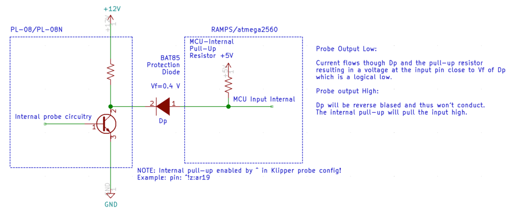 Inductive probe diode diagram